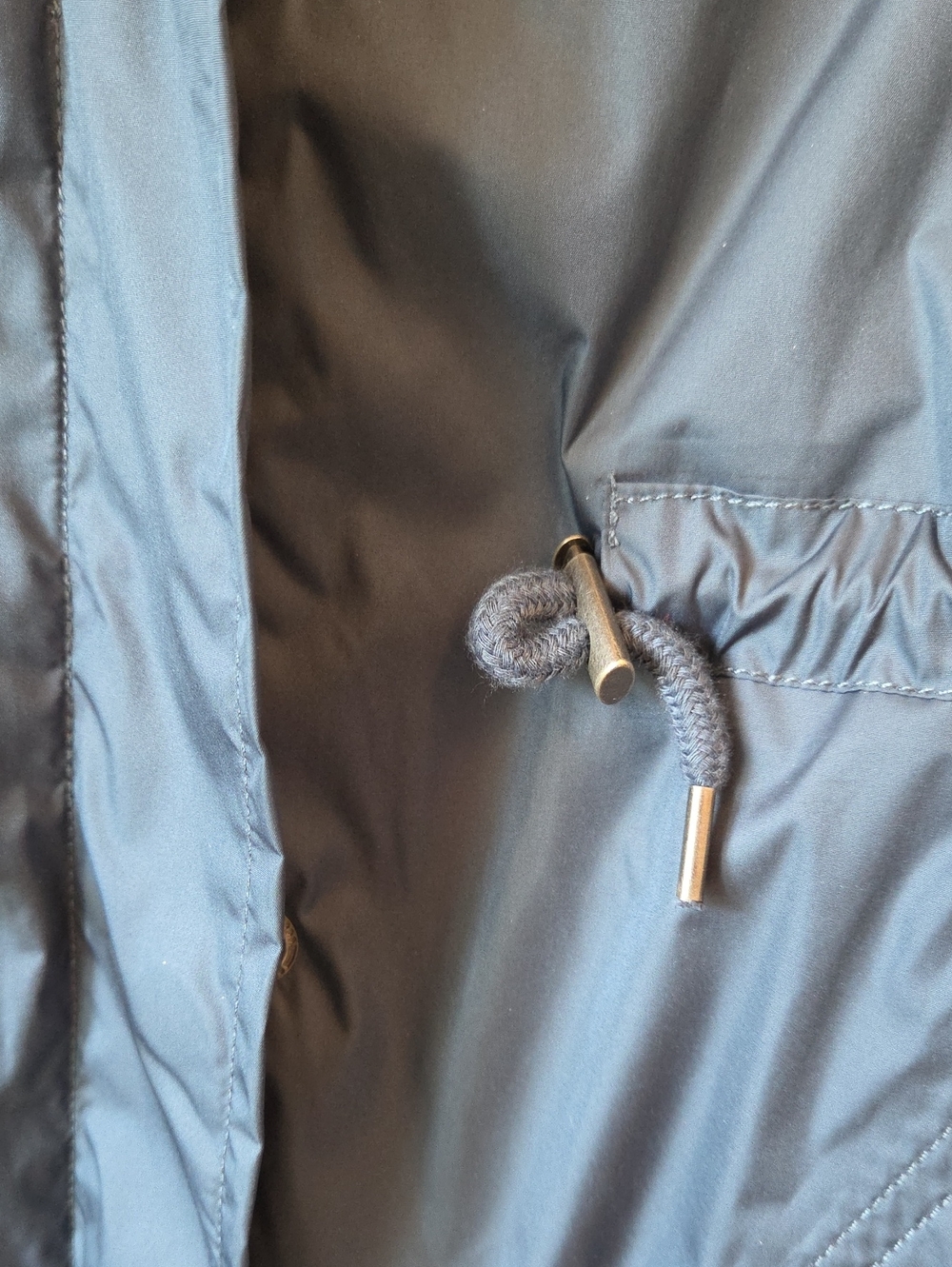 Peruvian Connection Hood River Anorak Jacket Blue Women's L - Picture 5 of 8